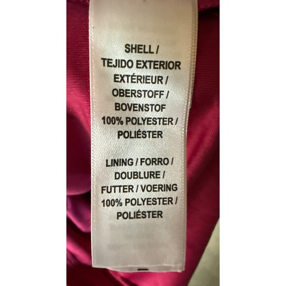 Adrianna Papell Embellished Rhinestones Kaftan Shift Dress Red Plum Size XS - Picture 14 of 16